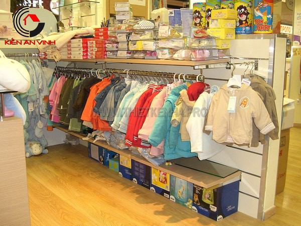 thiết kế shop quần áo trẻ em