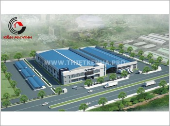 Mẫu thiết kế nhà xưởng đẹp 2