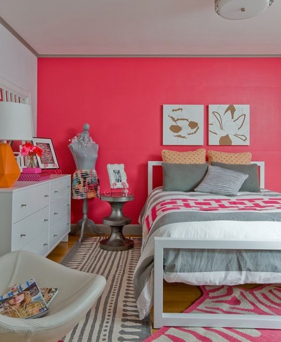 phong cách cho phòng ngủ với gam màu neon 3