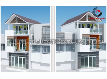 Thiết kế nhà phố hiện đại sang trọng