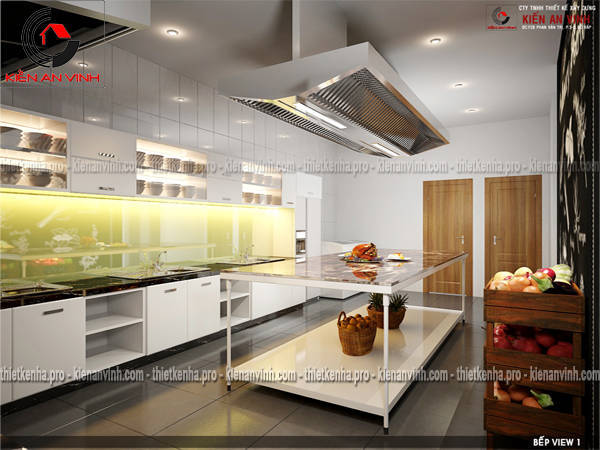thiết kế nội thất phòng bếp