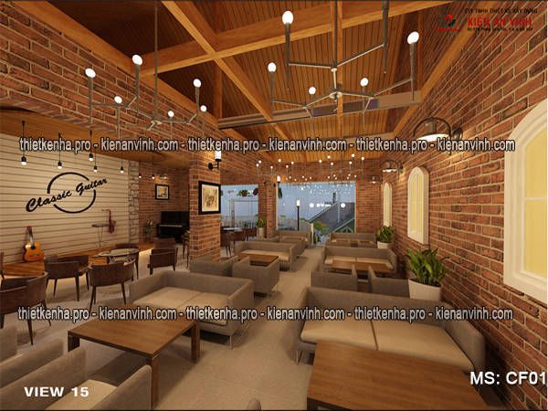 thiết kế cải tạo quán cafe