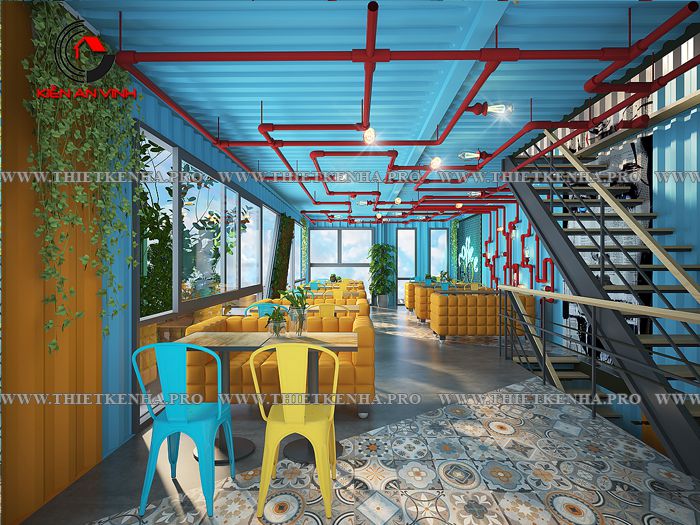 Top 30 mẫu thiết kế quán cafe đẹp 13